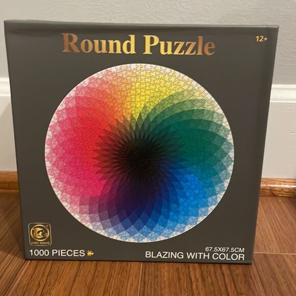 Round Color Gradient Puzzle 1000 pieces - Picture 2 of 4